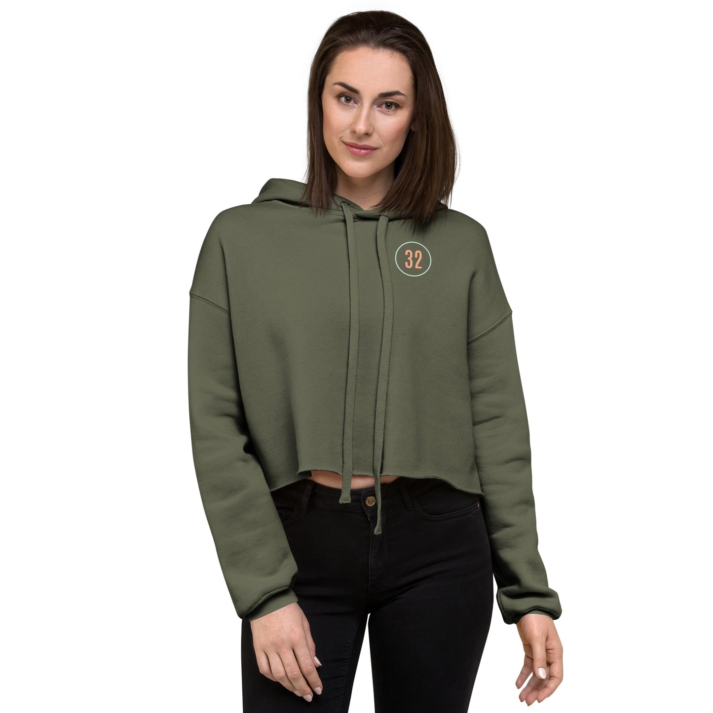 The 32 Ladies Crop Hoodie